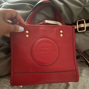 Coach Dempsey Leather Tote 22 with strap